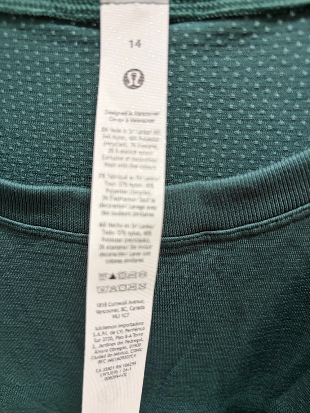 Lululemon Swiftly Relaxed Fit Deep Marina LongSleeve Crewneck Top - Picture 4 of 5
